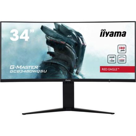 34" iiyama G-Master Red Eagle GCB3480WQSU-B1 ívelt LCD monitor