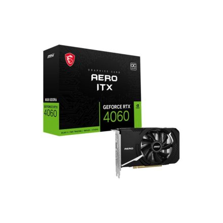 MSI GeForce RTX 4060 8GB AERO ITX 8G OC videokártya (V812-012R)