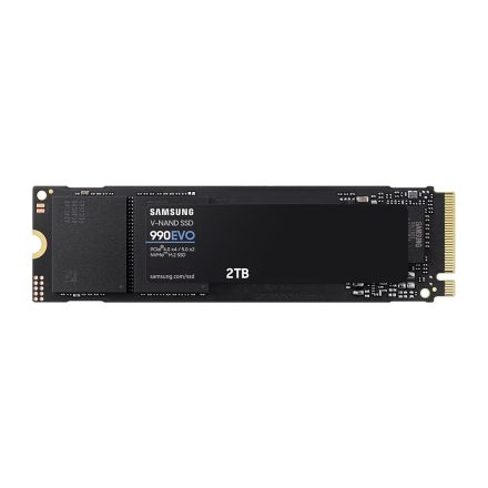 2TB Samsung 990 EVO M.2 NVMe SSD meghajtó (MZ-V9E2T0BW) 5 év garanciával!