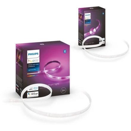 Philips Hue LightStrip Plus v4 LED szalag 2m + hosszabbító (PHL21076set22)