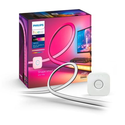 Philips Hue Gradient PC kezdőcsomag 3 db LED szalaggal 24"/27" (929003498702)