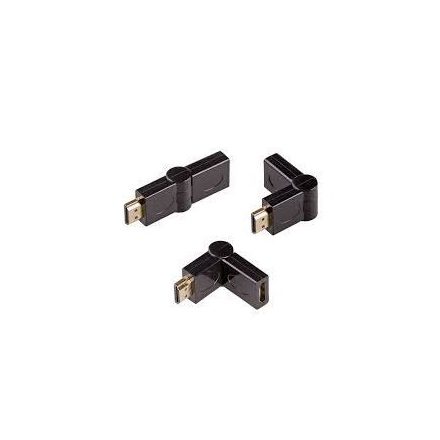 Akyga HDMI apa / HDMI anya 90° pipa adapter (AK-AD-45)