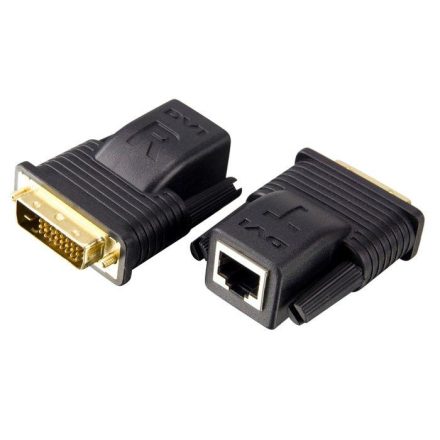 ATEN átalakító DVI (Male) - RJ45 (FeMale) (VE066)