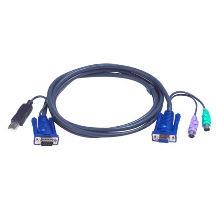 ATEN KVM Console kábel PS/2 - USB 3m  (2L-5503UP)