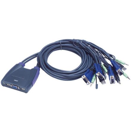 ATEN KVM Switch 4PC USB + kábel (CS64US)