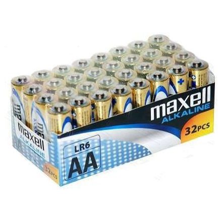 Maxell 1.5V Alkáli AA ceruza elem (32db / csomag)  (LR6)