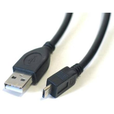 Manhattan kábel USB 2.0TypeA (Male) - Micro USB 2.0 TypeB (Male) 1.8m fekete (307178)