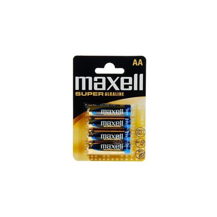 Maxell 1.5V Super Alkáli AA ceruza elem (4db / csomag)  (LR6)