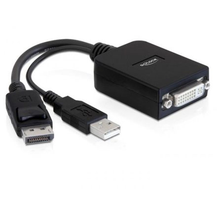 Delock DL61855 Displayport male -> DVI-I 24+5 female active adapter