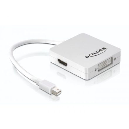 Delock DL61768 Displayport mini -> Displayport / HDMI / DVI 29 tűs adapter