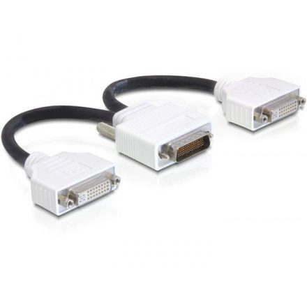 Delock DL65281 DMS-59 male -> 2 x DVI 24+5 female 20 cm adapter