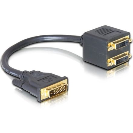 Delock DL65051 DVI25 male -> 2x DVI25 female adapter