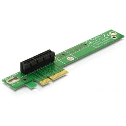 Delock DL89103 emelő kártya PCI Express x4 90° elfordított bal beillesztés