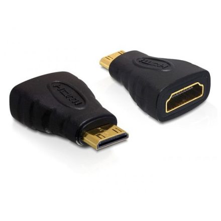 Delock DL65244 nagy sebességű HDMI C male -> HDMI A female