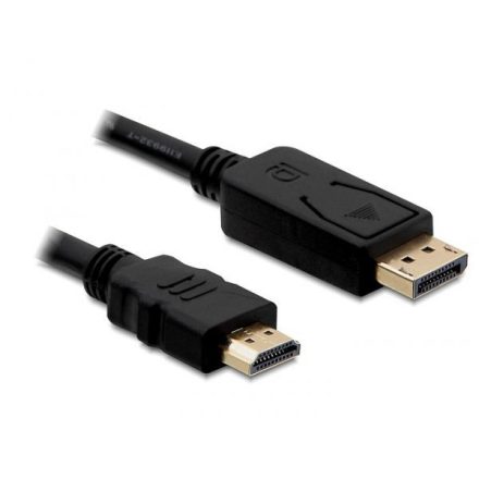 Delock DL82586 Displayport - HDMI kábel apa - apa 1m