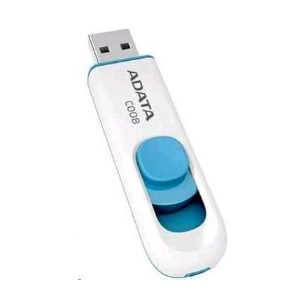 Pen Drive 16GB ADATA Classic C008 fehér USB2.0 (AC008-16G-RWE)