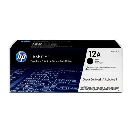 HP Q2612AD fekete toner dual pack (12A)