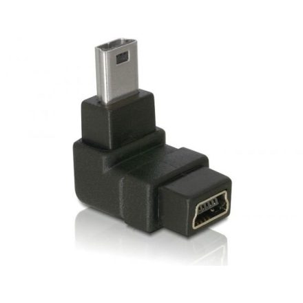 Delock DL65097 USB mini-B 5 tűs apa / anya 90° adapter