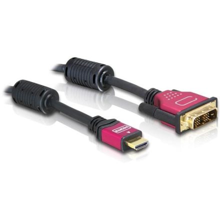 Delock DL84342 HDMI – DVI átalakító kábel 1.8m apa - apa