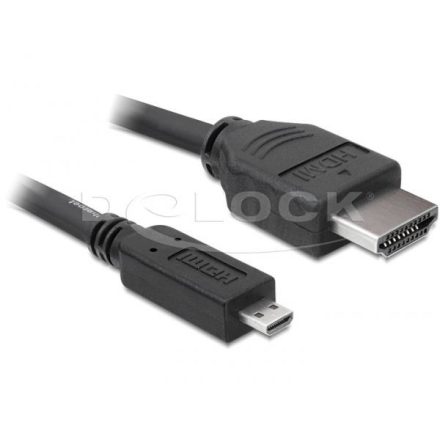 Delock DL82661 High Speed HDMI Ethernet kábel A/D - A apa - apa 1m