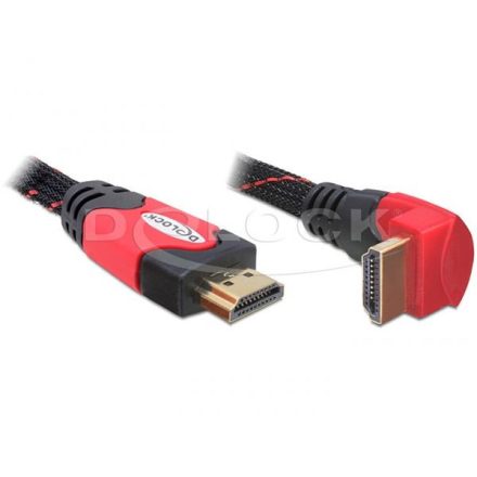 Delock DL82687 High Speed HDMI Ethernet hajlított kábel A - A apa - apa 3m