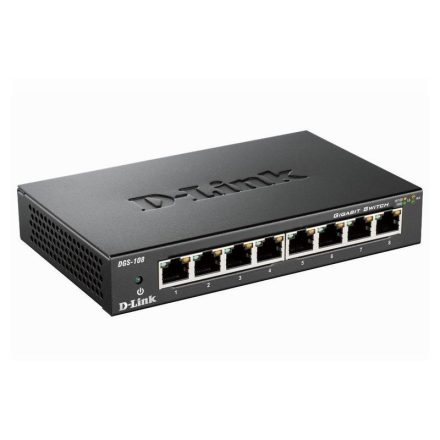 D-Link DGS-108E  10/100/1000Mbps 8 portos switch