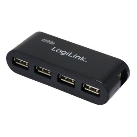 LogiLink UA0085 4 Portos USB HUB fekete