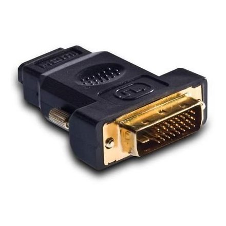 Wiretek DVI (Male) -> HDMI (FeMale) v1.3, Aranyozott átalakító (WH018)