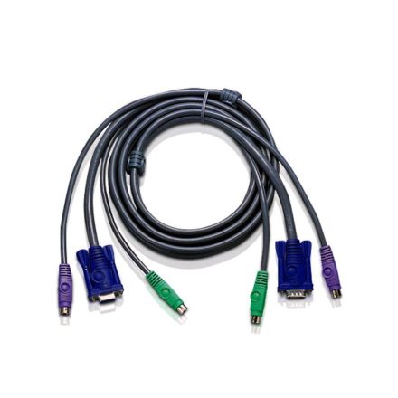 ATEN KVM Console kábel (SVGA, PS/2, PS/2) 1.8m  (2L-1001P/C)