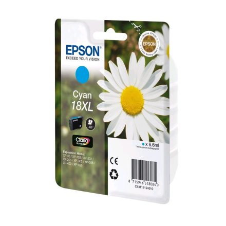 Epson T18124010 Cyan tintapatron 6,6ml, 18XL