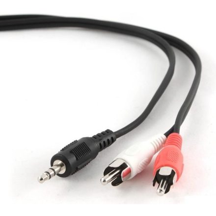 Gembird Cablexpert audio kábel Jack 3,5mm Male --> 2x RCA (CINCH) Male 1.5m (CCA-458)