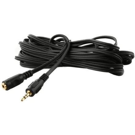 Gembird Cablexpert audio kábel Jack 3.5mm Male --> Jack 3.5mm Female GOLD 5m (CCA-421S-5M)