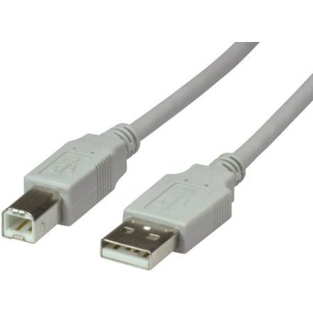 Gembird Cablexpert USB A-B printer kábel 1.8m szürke (CCP-USB2-AMBM-6G)