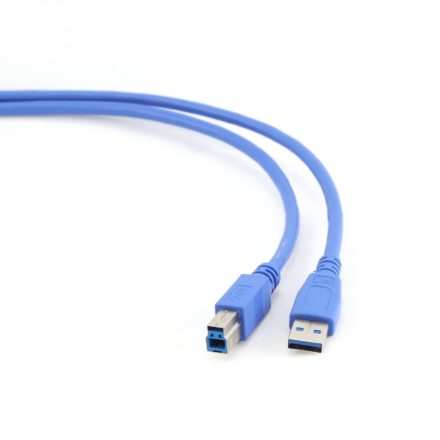 Gembird Cablexpert USB 3.0  A-B printer kábel 3m kék (CCP-USB3-AMBM-10)