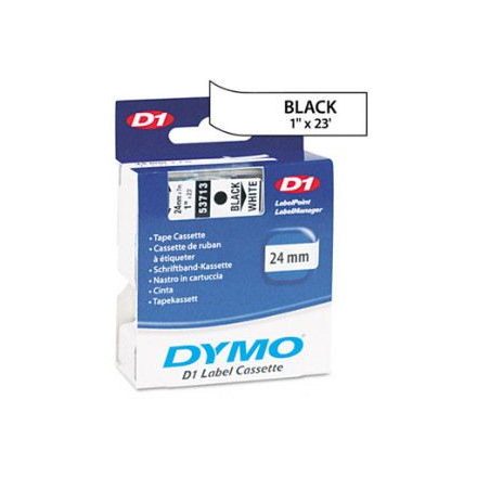 DYMO "D1" Feliratozógép szalag 24 mm x 7 m fekete-fehér (GD53713)