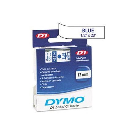 DYMO "D1" Feliratozógép szalag 12 mm x 7 m kék-fehér (45014)