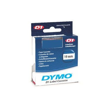 DYMO "D1" Feliratozógép szalag 19 mm x 7 m fekete-kék (45806)