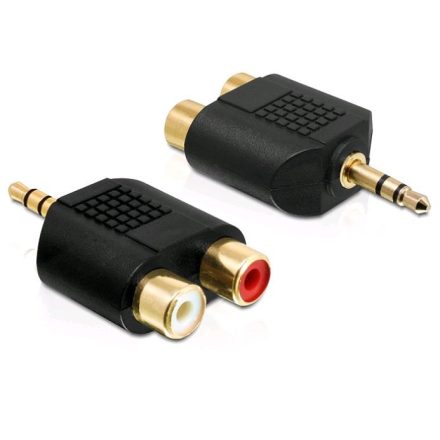 Delock adapter jack apa 3.5 mm > 2 x RCA (Cinch) (65365)