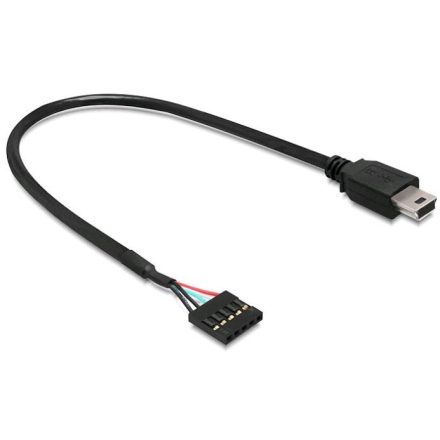 Delock USB 2.0 > USB mini apa kábel 30 cm (83170)