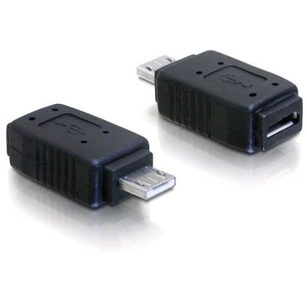 Delock adapter USB micro-A+B female --> USB micro A-male (65032)