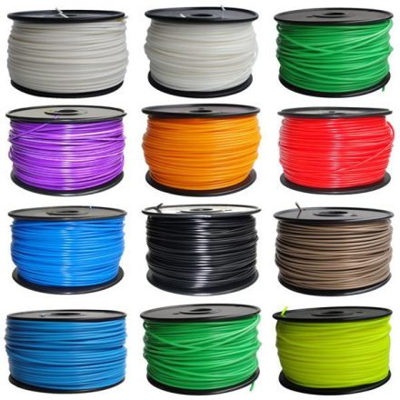 3D nyomtató filament 1,75 mm PLA ezüst (3DFILAMPLA175S)