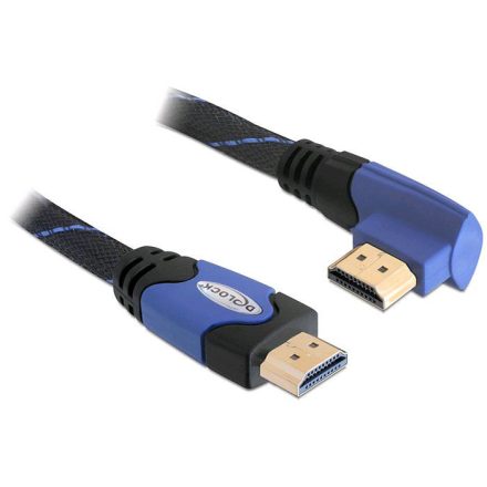 DeLock HDMI Ethernet kábel derékszögű csatlakozóval 5m (82958)