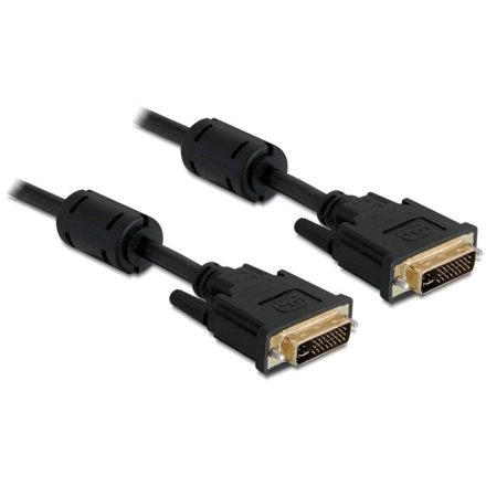 Delock DVI-I 24+5 apa > DVI-I 24+5 apa kábel 2m (83111)