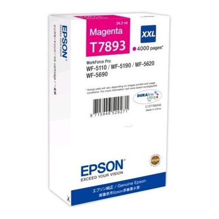 Epson T7893 XXL magenta patron (C13T789340)