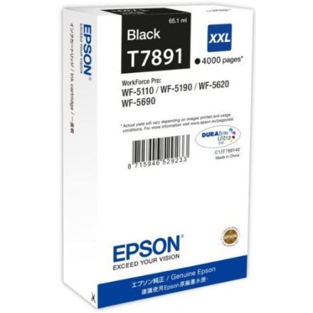 Epson T7891 XXL fekete patron (C13T789140)