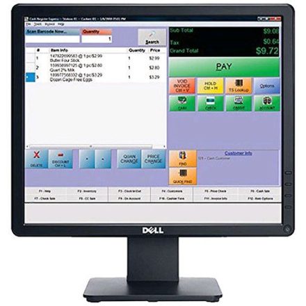 17" DELL E1715S LED monitor fekete (210-AEUS)