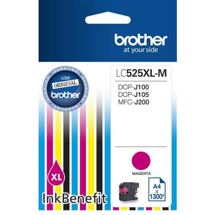 Brother LC525XL-M magenta (bíbor) tintapatron