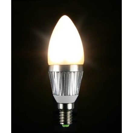 Techlight 3446 E14 4W 85V - 265V gyertya LED fényforrás meleg fehér/73700/(40 W-os hagyományos izzó)