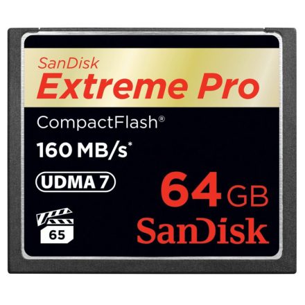 64GB Compact Flash Sandisk Extreme Pro (SDCFXPS-064G-X46 / 123844)