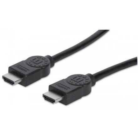 Manhattan High Speed HDMI Ethernet kábel 2m fekete (323215)